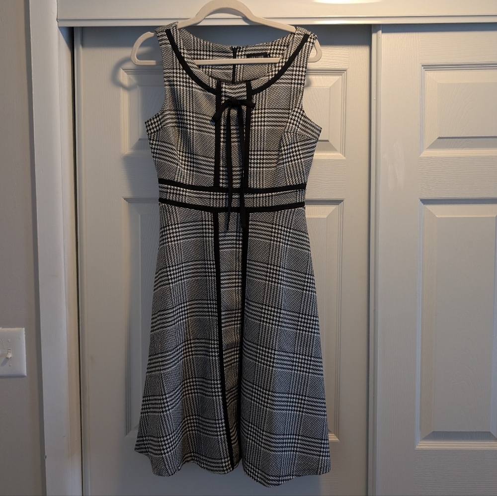 Black and White Checkered Dress